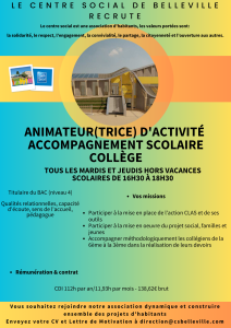 offre emploi CLAS
