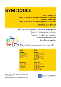 tract Gym Douce